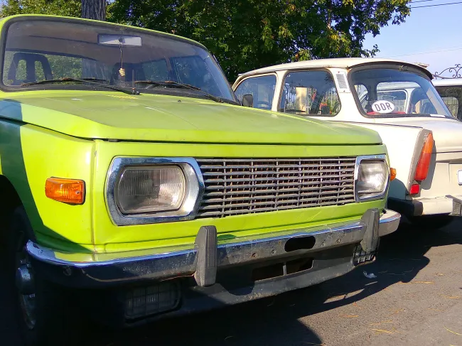 Vintage Wartburg in Eisenach, East Germany